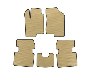 Килимки EVA (Бежевий) для Hyundai Sonata NF 2004-2009 рр