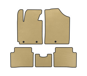Килимки EVA (Бежевий) для Hyundai Veloster 2011-2017 рр