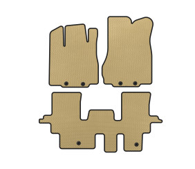 Килимки EVA (2 ряди, Бежевий) для Infiniti QX60 2016-2021 рр