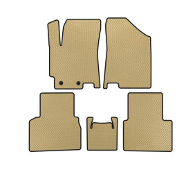 Килимки EVA (Бежевий) для JAC J7 2018- рр