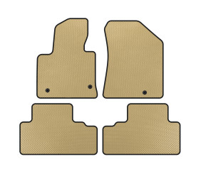 Килимки EVA (Бежевий) для Kia Carens 2012- рр