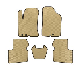 Килимки EVA (SD, Бежевий) для Kia Cerato 2 2010-2013 рр