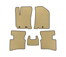 Килимки EVA (SD, Бежевий) для Kia Rio 2012-2017 рр