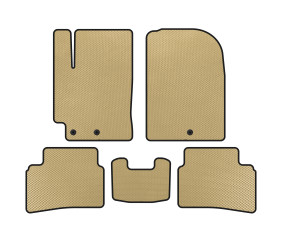 Килимки EVA (2019 р.-2026, Бежевий) для Kia Stonic 2017- рр