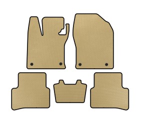 Килимки EVA (Гібрид, Бежевий) для Lexus UX 2018- рр