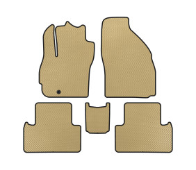 Килимки EVA (2 ряди, 7-ми місний, Бежевий) для Mazda 5 2005-2009 рр