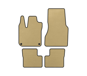 Килимки EVA (HB, 5-ти дверний, Бежевий) для Smart 2014- рр