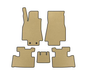 Килимки EVA (2004-2008, HB, 5-ти дверний, Бежевий) для Mercedes A-сlass W169 рр