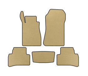 Килимки EVA (Купе, Бежевий) для Mercedes CLK W208 1997-2002 рр