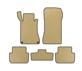Килимки EVA (Купе, Бежевий) для Mercedes CLK W209 2002-2010 рр