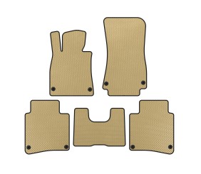 Килимки EVA (2017-2020, SD, Довга база, Бежевий) для Mercedes S-сlass W222 рр