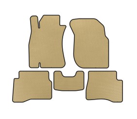 Килимки EVA (SD, Бежевий) для Nissan Almera N16 2000-2006 рр