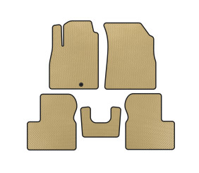 Килимки EVA (Бежевий) для Nissan Micra K13 2011-2016 рр