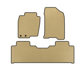 Килимки EVA (Бежевий) для Nissan Navara/NP300 2016- рр