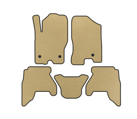 Килимки EVA (2 ряди, Бежевий) для Nissan Pathfinder R51 2005-2014 рр