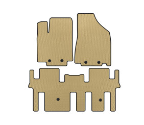 Килимки EVA (2 ряди, Бежевий) для Nissan Pathfinder R52 2012-2021 рр