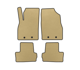 Килимки EVA (LB, Гібрид, Бежевий) для Opel Ampera 2011-2016 рр