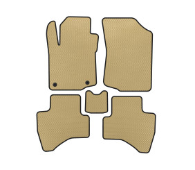 Килимки EVA (HB, Бежевий) для Peugeot 107 2005-2014 рр