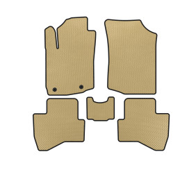 Килимки EVA (HB, Бежевий) для Peugeot 108 2014-2021 рр