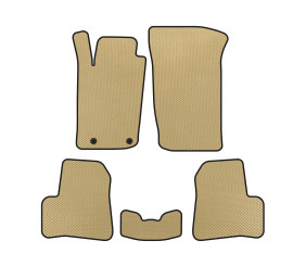 Килимки EVA (Бежевий) для Peugeot 206 1998-2024 рр