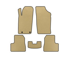 Килимки EVA (Бежевий) для Peugeot 206 1998-2024 рр