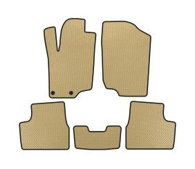 Килимки EVA (HB, 5-ти дверний, Бежевий) для Peugeot 207 2006-2014 рр