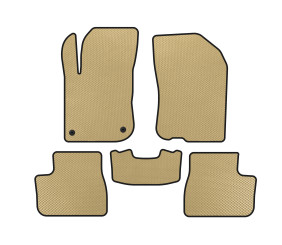 Килимки EVA (Бежевий) для Peugeot 208 2012-2019 рр