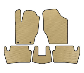 Килимки EVA (2001-2005, HB, 5-ти дверний, Бежевий) для Peugeot 307 рр