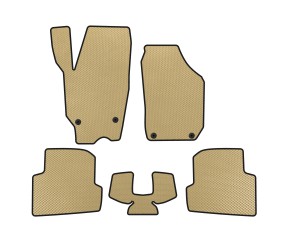Килимки EVA (2010-2014, SW, Бежевий) для Skoda Fabia рр