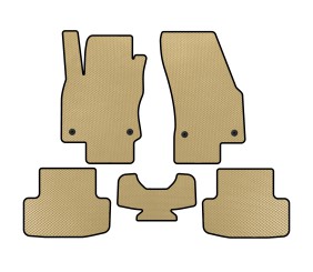 Килимки EVA (Бежевий) для Skoda Karoq 2018- рр