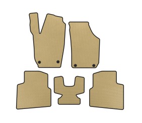 Килимки EVA (Бежевий) для Skoda Roomster 2006-2015 рр
