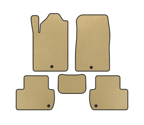 Килимки EVA (Бежевий) для SsangYong Rexton I 2001-2017 рр