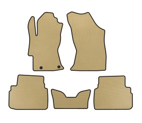 Килимки EVA (Бежевий) для Subaru XV 2017-2023 рр