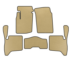 Килимки EVA (3-х дверний, Бежевий) для Suzuki Vitara 1998-2006 рр