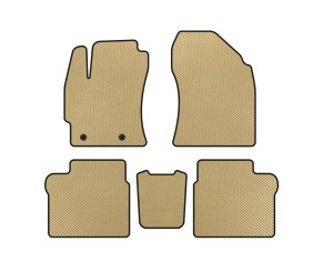 Килимки EVA (2016-2019, SD, Бежевий) для Toyota Corolla рр