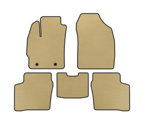 Килимки EVA (LB, Бежевий) для Toyota Prius 2003-2009 рр