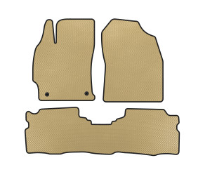 Килимки EVA (LB, Гібрид, Бежевий) для Toyota Prius 2015-2022 рр