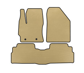 Килимки EVA (2 ряди, 7-ми місний, Бежевий) для Toyota Verso 2009-2018 рр