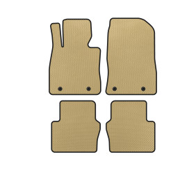 Килимки EVA (Електро, 2017-2020, SD, Бежевий) для Toyota Yaris рр