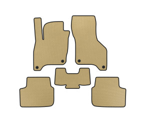 Килимки EVA (SD, Електро, Бежевий) для Volkswagen E-Bora 2019- рр