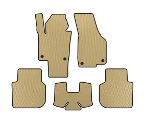 Килимки EVA (2015-2019, SD, Бежевий) для Volkswagen Passat B8 рр