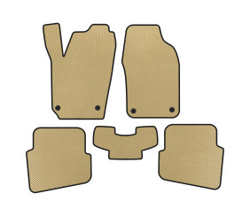 Килимки EVA (HB, 3/5-ти дверний, Бежевий) для Volkswagen Polo 2001-2009 рр