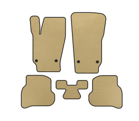 Килимки EVA (HB, 3/5-ти дверний, Бежевий) для Volkswagen Polo 2010-2017 рр