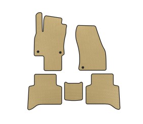 Килимки EVA (5-ти місний, Бежевий) для Volkswagen Touran 2015- рр