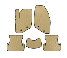 Килимки EVA (SD, Бежевий) для Volvo S60 2000-2009 рр