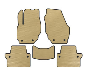 Килимки EVA (Бежевий) для Volvo S80 2006-2016 рр