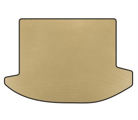 Килимок в багажник EVA (2006-2012, 2 ряди, 7-ми місний, Бежевий) для Kia Carens рр