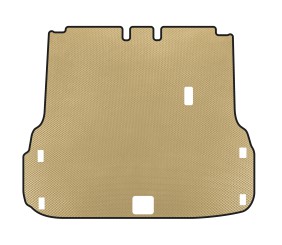 Килимок в багажник EVA (Бежевий) для Nissan Pathfinder R52 2012-2021 рр