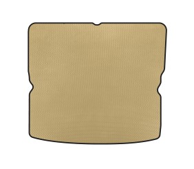 Килимок в багажник EVA (з заходом на 3 ряд, Бежевий) для Opel Zafira B 2005-2011 рр