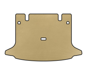 Килимок в багажник (SW, 7-ми місний, Бежевий) для Dacia Logan I 2005-2008 рр